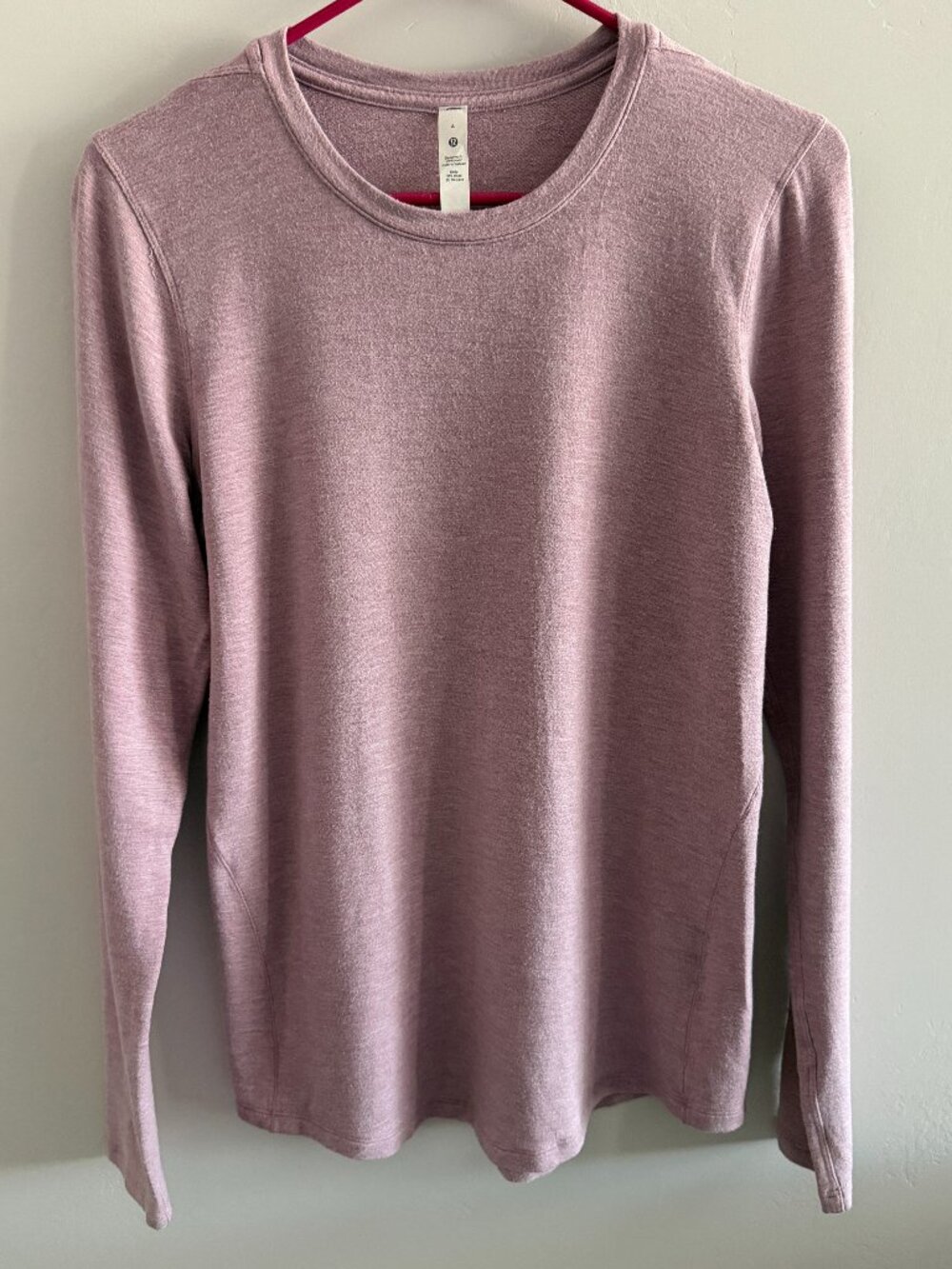 Lululemon  Pull Over Modal Crewneck Sweater Size 4 Mauve
